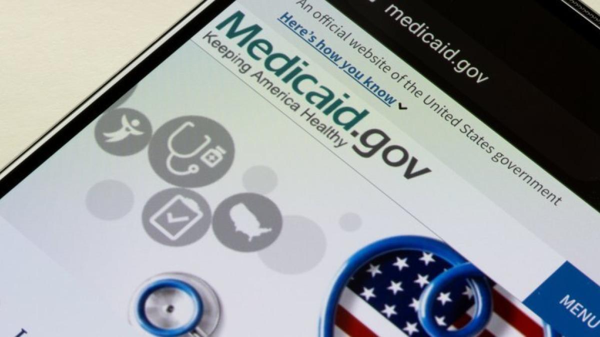 picture of Medicaid website