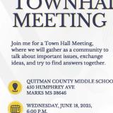 Townhall meeting graphic