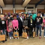 Congressman Thompson and students at 2024 College and career Fair