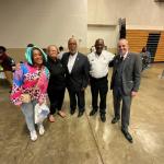 Congressman Thompson with Washington County Sheriff , Student and Attendees at 2024 College & Career Fair