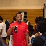 College and career fair attendee