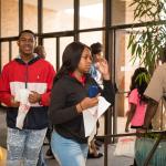 College and career fair attendees