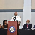 Congressman Bennie Thompson pictured with constituents