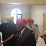 Congressman Bennie Thompson being directed