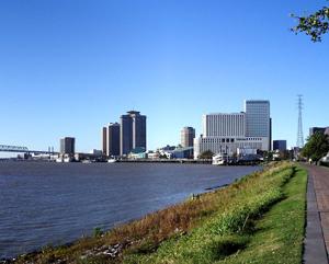 Building next to the water