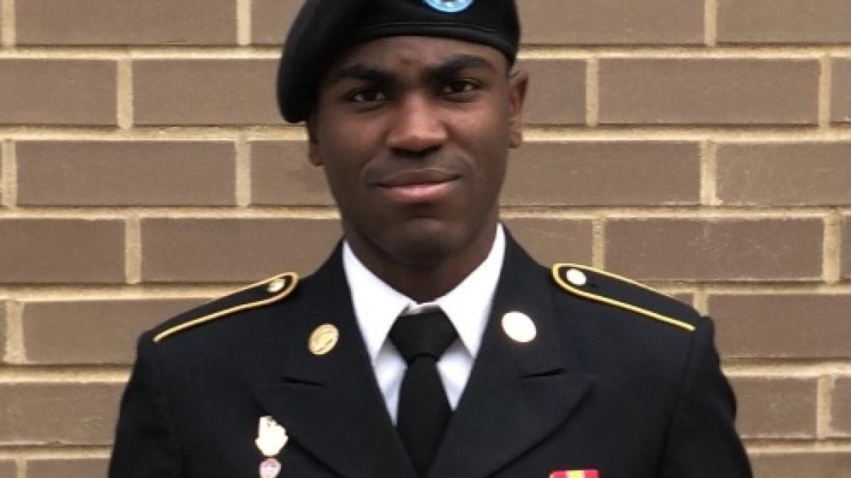 Jaquan in uniform