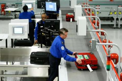 TSA checking bags